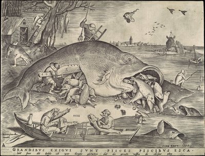 Big Fish Eat Little Fish by Pieter Bruegel the Elder